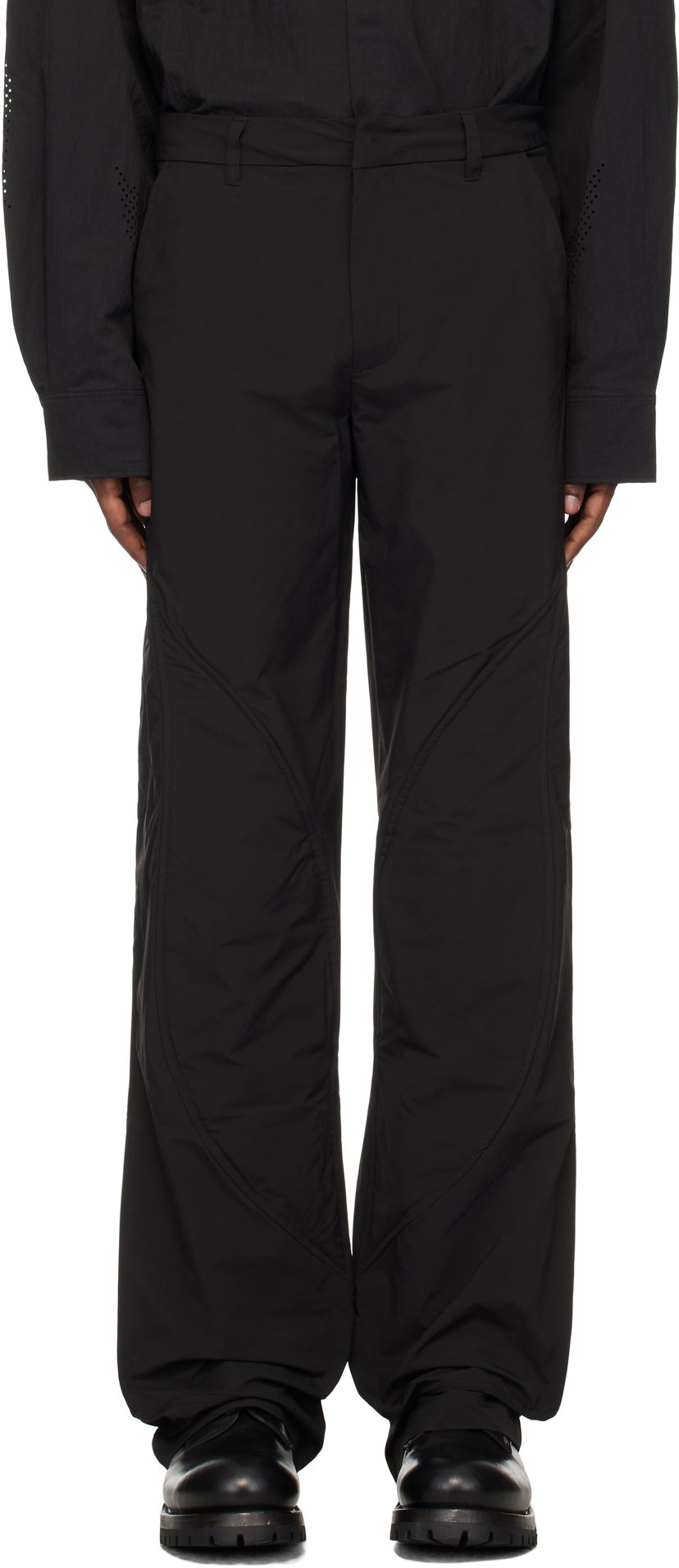 Штани карго HELIOT EMIL Concordance Puffed Cargo Pants чорний | HE_M_10_108_BLK01