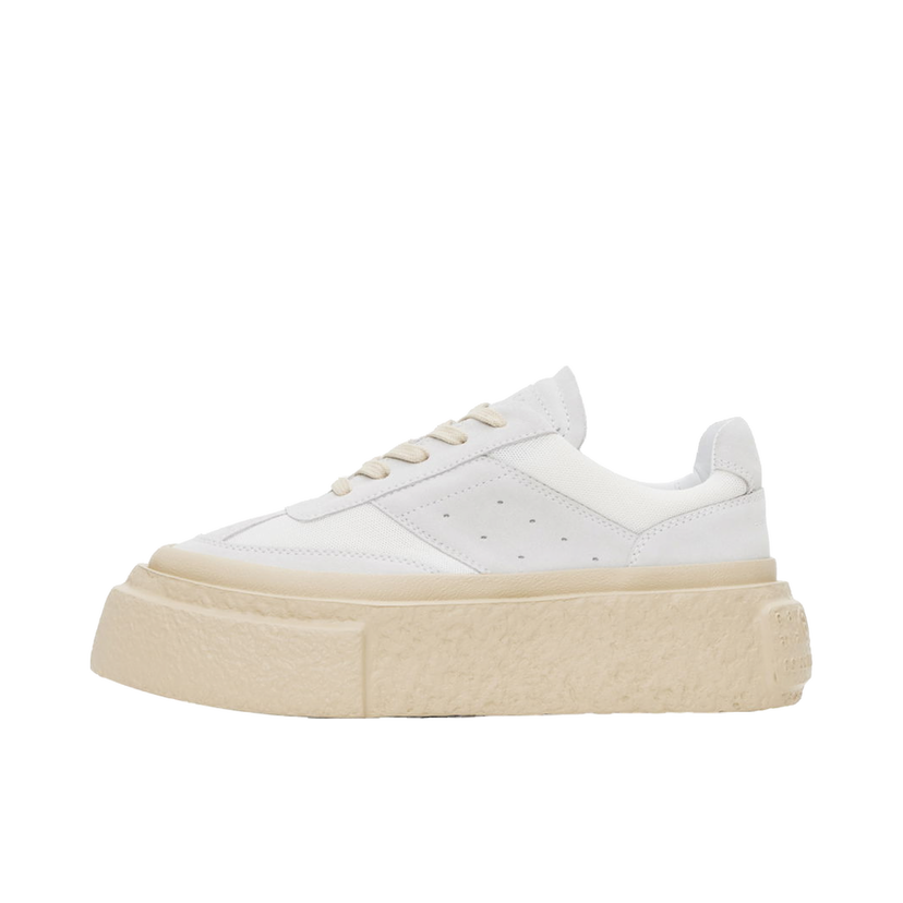Кросівки та взуття Maison Margiela MM6 Crosta London & Mesh "White Gray" бежевий | S59WS0221 P6389
