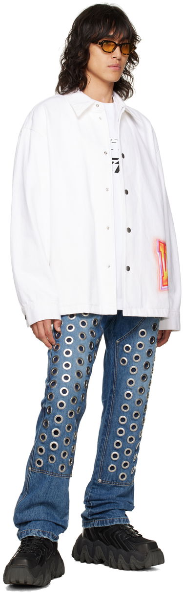 Куртка We11done We11done Printed Denim Jacket білий | WD-DJ3-22-312-U-WH, 3