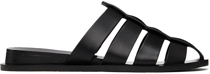 Догляд за взуттям rag & bone rag & bone Beau Fisherman Slides чорний | WFF24PF046LE46, 0