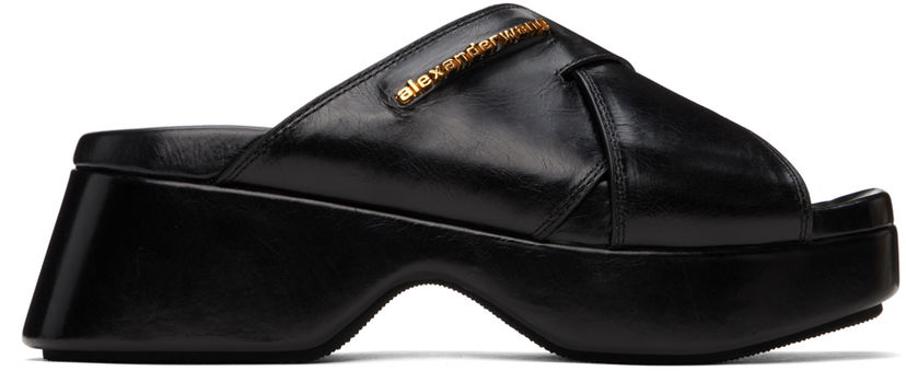 Кросівки та взуття Alexander Wang Alexander Wang Float Criss-Cross Platform Sandals чорний | 30224S003