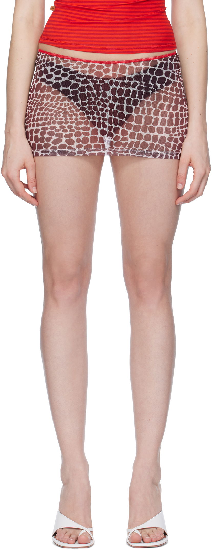 Спідниця Miaou Miaou Elektra Miniskirt Коричневий | 4014PM2LIZ