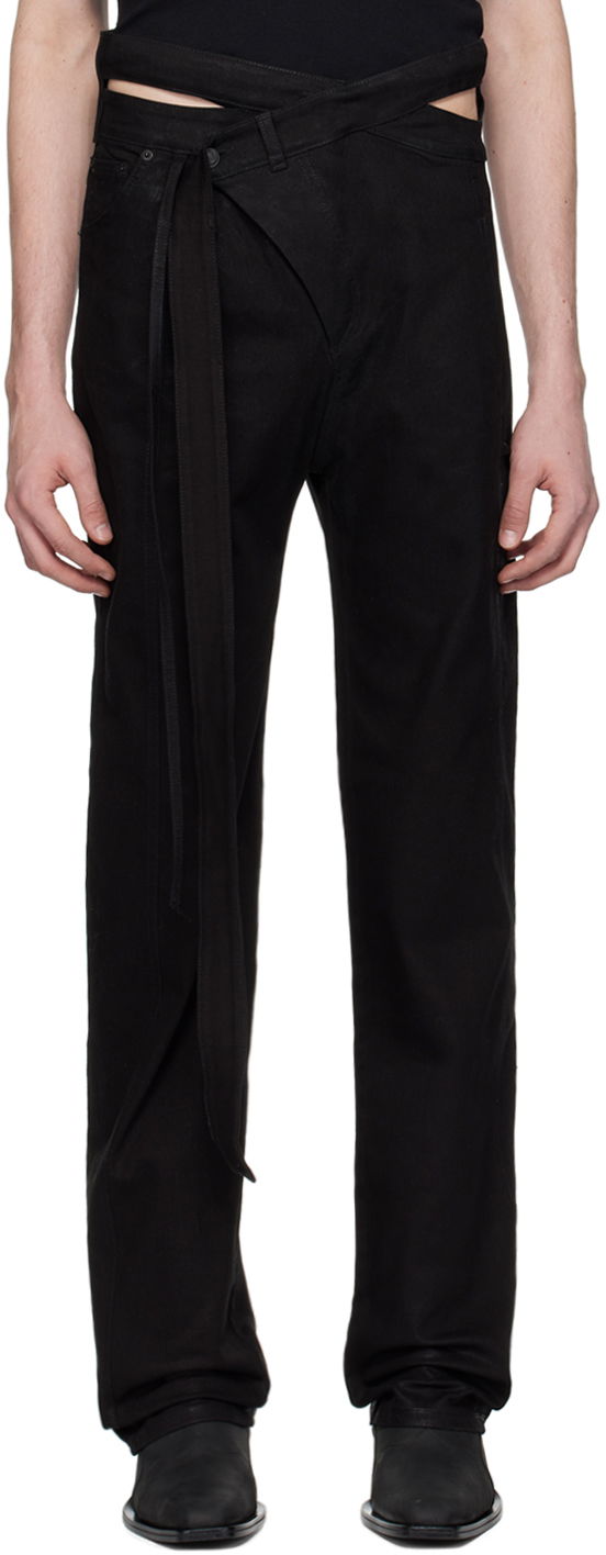 Штани і джинси Ottolinger Ottolinger Signature Wrap Jeans чорний | 1700203E