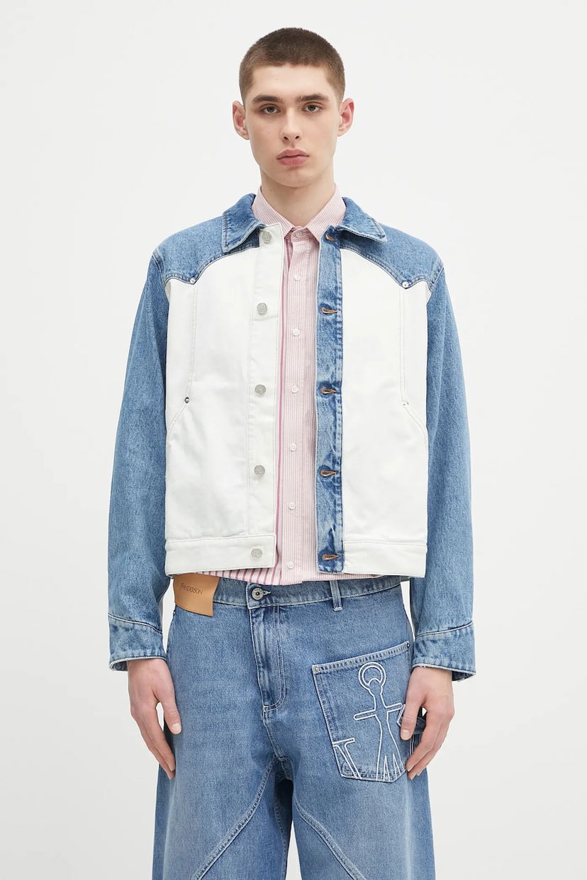 Куртка Aries Aries Patchwork Western Carpenter Jacket Синій | AR7030503