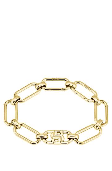 Браслет BOSS BOSS Bracelet with Double B Monogram Жовтий | 1580628