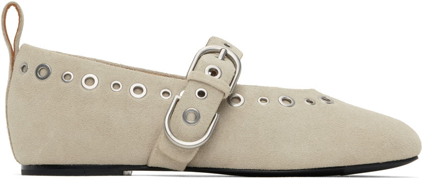 Одяг rag & bone rag & bone Spire Mary Jane Ballerina Flats бежевий | WFF24HF1008SU08