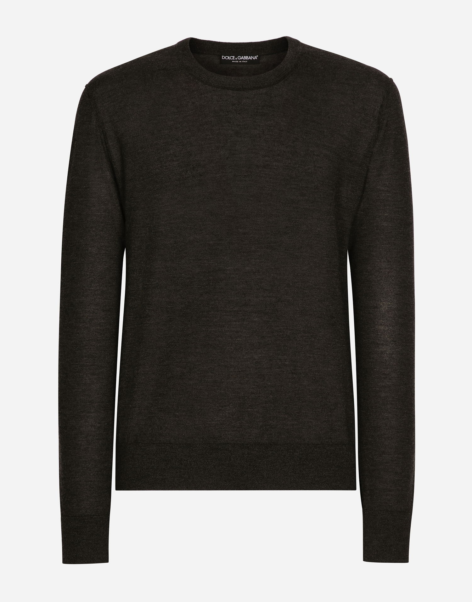 Cветр Dolce & Gabbana Dolce & Gabbana Cashmere Crewneck Sweater Коричневий | GX412TJAWLAN1254, 0