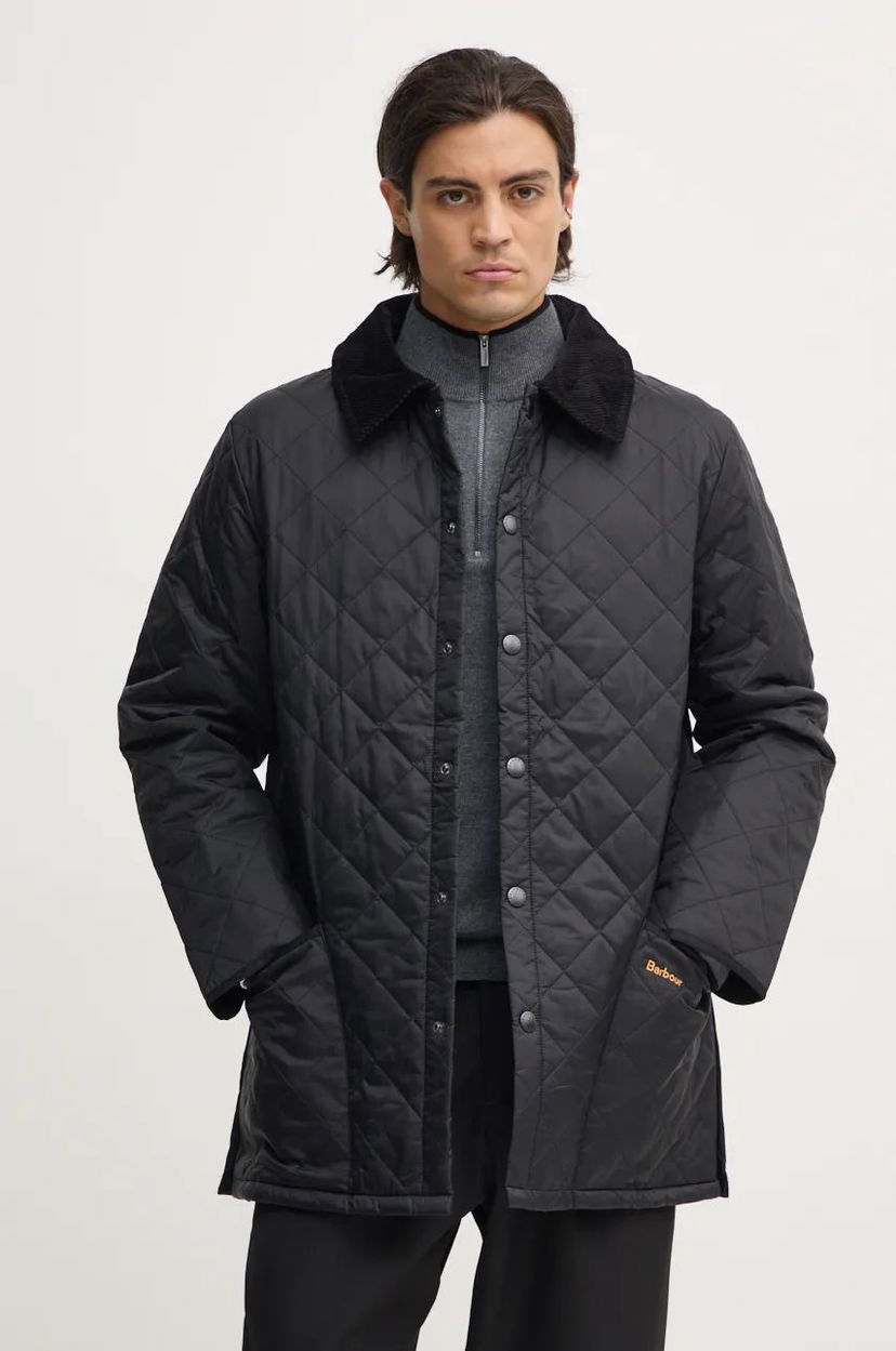 Пуховик Barbour Quilt Jacket чорний | MQU0001