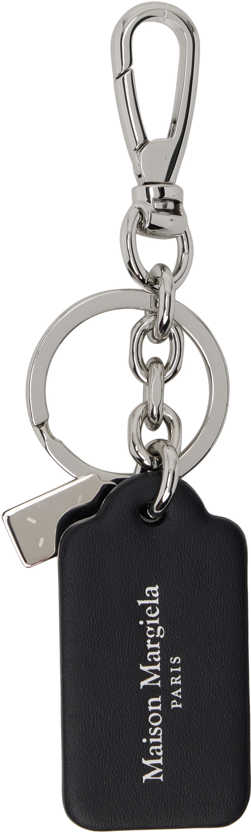 Брелоки Maison Margiela Maison Margiela Double Tag Keychain чорний | SA2UA0014 P4745