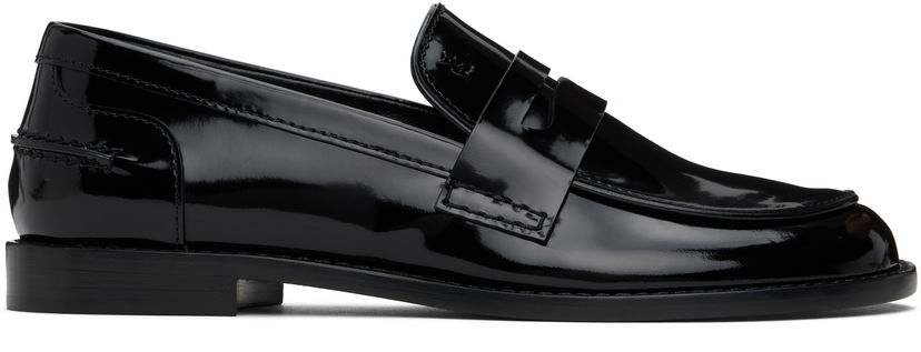 Аксесуари Amina Muaddi Amina Muaddi Tilda Loafers чорний | TILDA LOAFER LEATHER