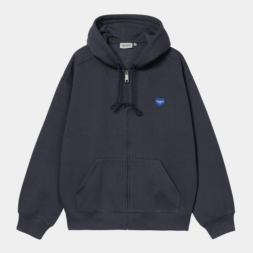 Світшоти Carhartt WIP Hooded Heart II Hartt Sweat Jacket темно-синій | I035176_7
