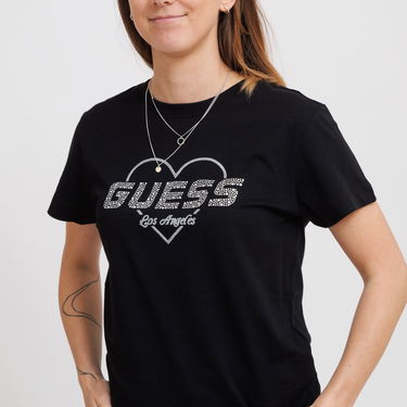 Футболка GUESS Guess Narciso T-Shirt чорний | V5GI10K9RM1-JBLK, 2
