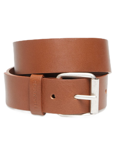 Ремені Carhartt WIP Leather Script Belt Brown Коричневий | I030992.14EXX