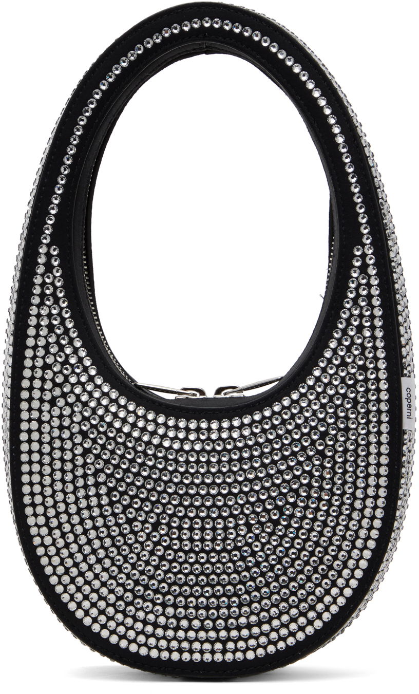 Сумочка Coperni Crystal Embellished Mini Swipe Bag чорний | COPBA01BIS455