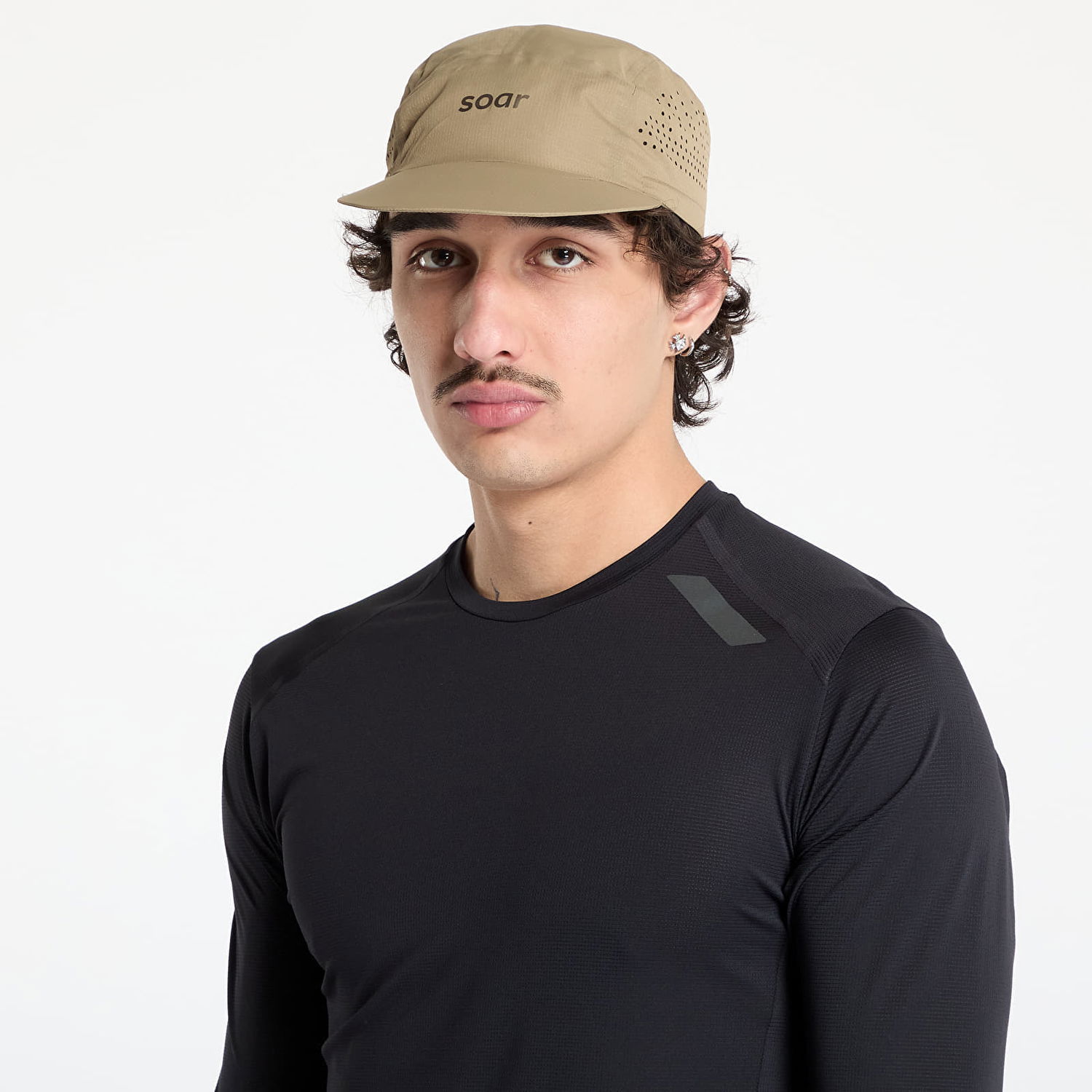 Футболка Soar Running SOAR Running Tech Long Sleeve Tee чорний | SS25-SLS4M-BLK, 1