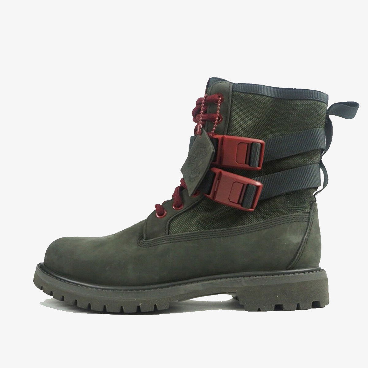 Кросівки та взуття Timberland AUTHENTICS F/L DOUBLE BUCKLE WP BOOT Зелений | TA21SZ, 0
