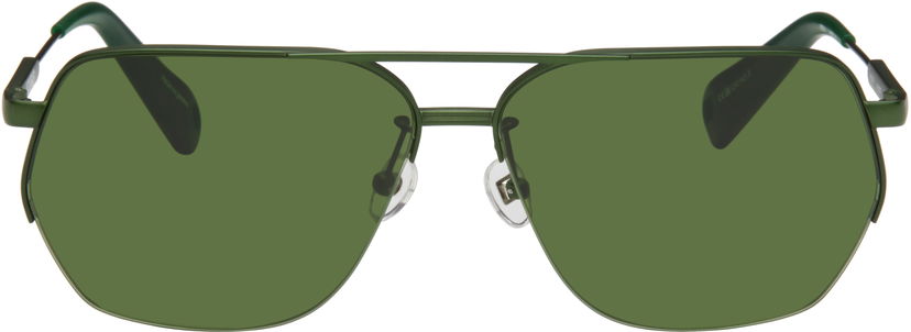 Сонцезахисні окуляри Jacquemus Aviator Sunglasses Зелений | JAC67C4SUN