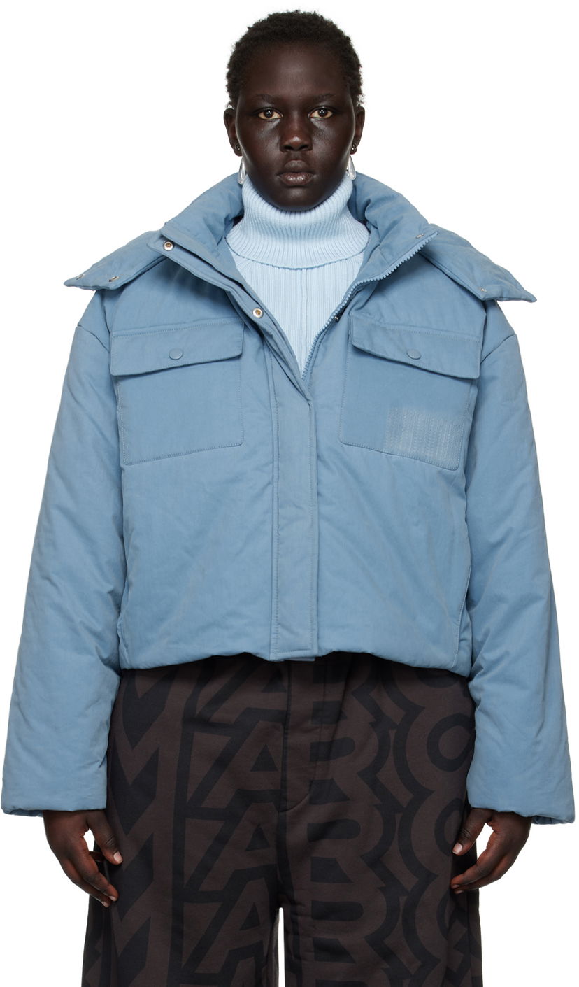 Пуховик Marc Jacobs Marc Jacobs Padded Cropped Jacket Синій | V205C09RE22