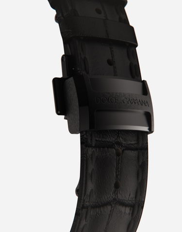 Годинник Dolce & Gabbana Dolce & Gabbana DS5 Chronometer Automatic Watch with Black Alligator Strap Металік | WWES1MWW036N0000, 3