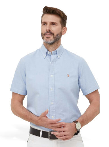 Сорочка Polo by Ralph Lauren Button-Down Shirt Синій | 710850782