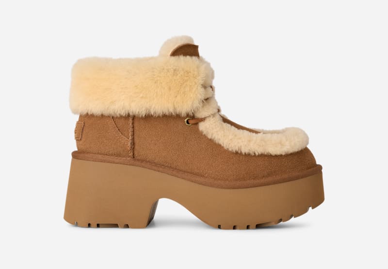 Кросівки та взуття UGG UGG Classic Esmee Suede Boots Коричневий | 1171532-CHE