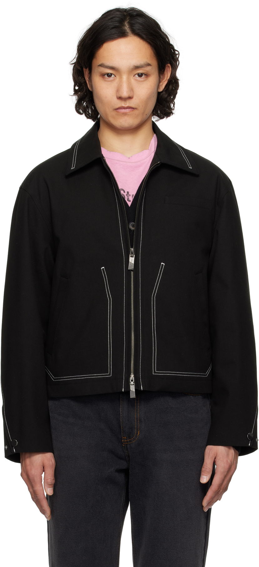 Куртка ADER ERROR ADER error Product. 22 Jacket чорний | BO01SSJK1602BK