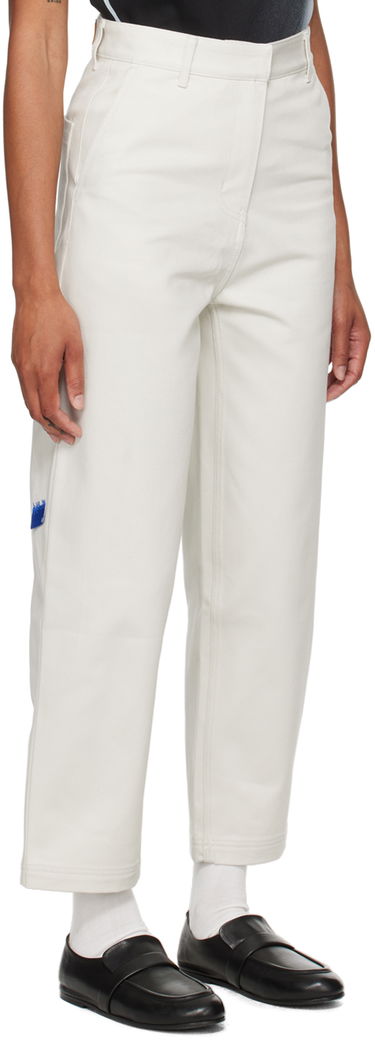 Штани ADER ERROR Patch Trousers білий | BMSGFYBT0101IV, 4