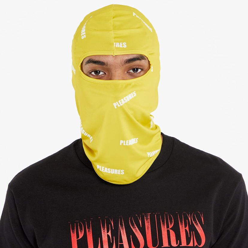 Шапка Pleasures Mini Stamp Balaclava Жовтий | P23W068 LIME