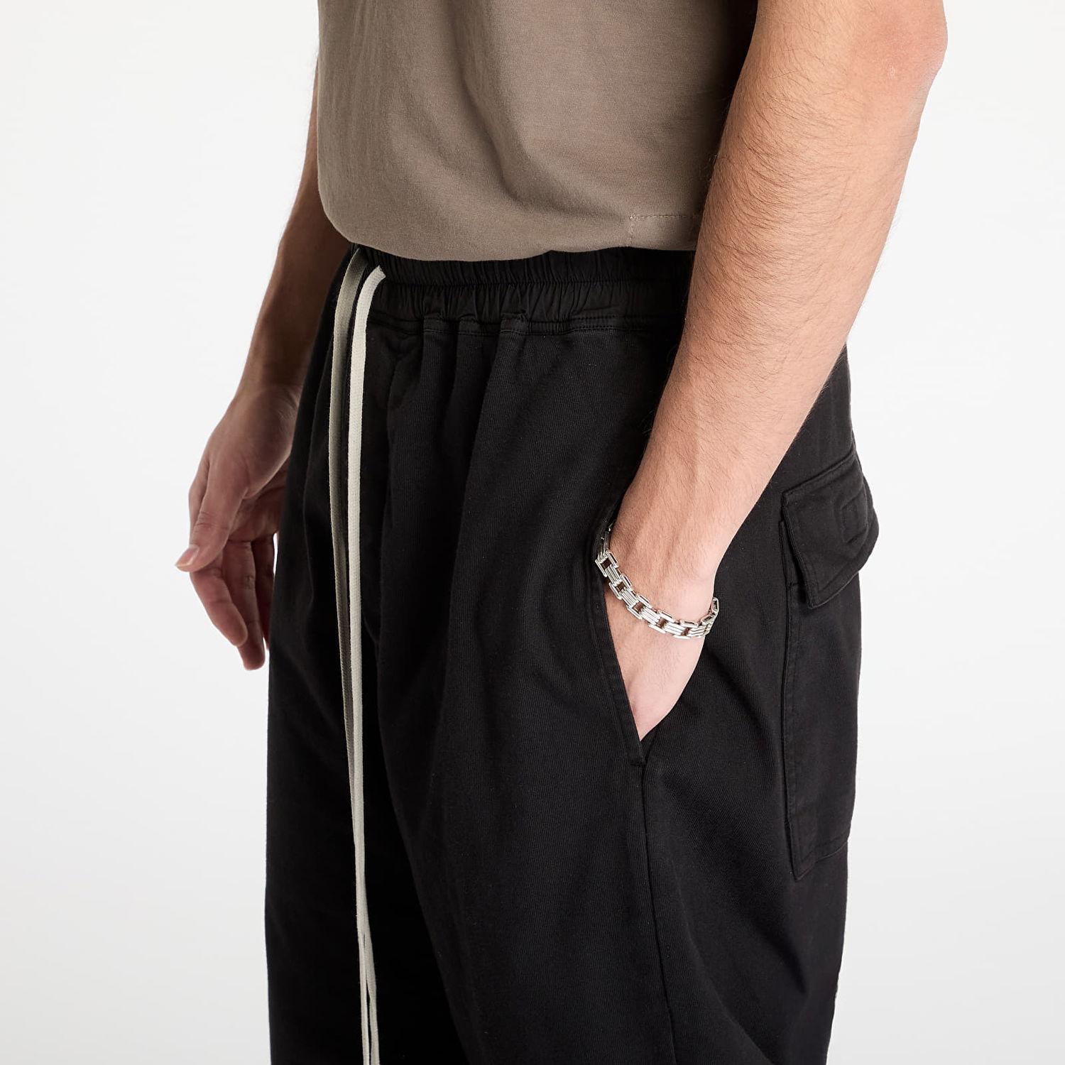 Шорти Rick Owens Rick Owens DRKSHDW Drawstring Pods Shorts чорний | DU01E3380 RIGP 09, 1