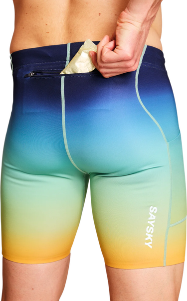 Шкарпетки Saysky Drip Dye Combat+ Short Tights 7" Різнокольоровий | nmrst33c-1032, 2