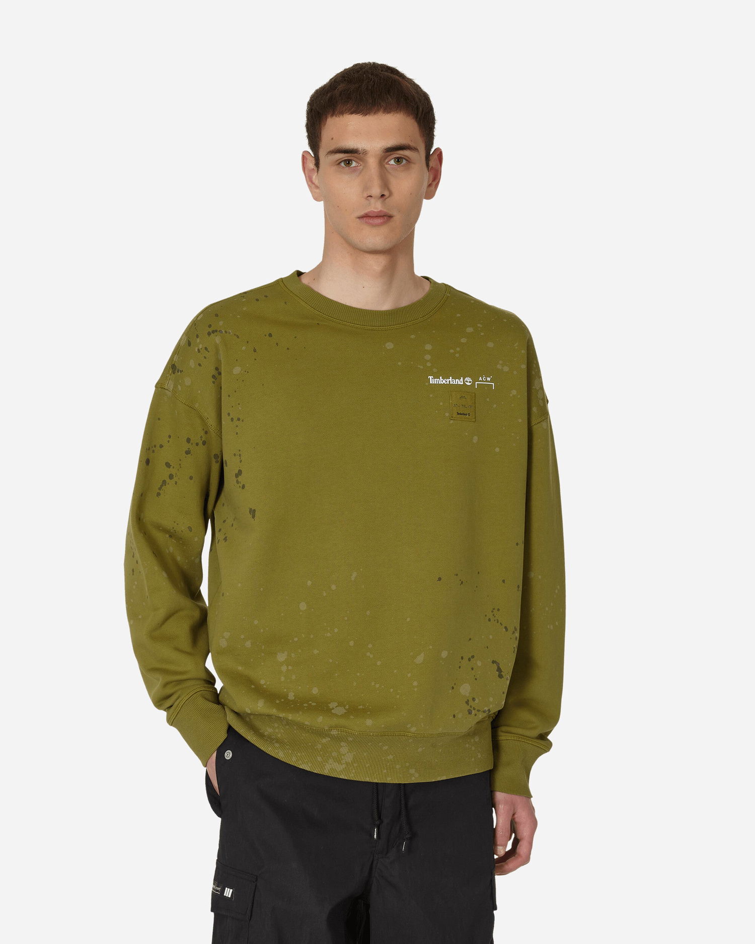 Світшоти Timberland A-COLD-WALL* Future73 Crewneck Sweatshirt Avocado Зелений | TB0A6PGWDY41 TBDY4, 1