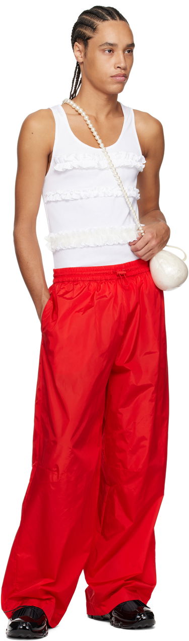Безрукавка Simone Rocha Simone Rocha Ruffle Frill Tank Top білий | 5324F 0553, 4
