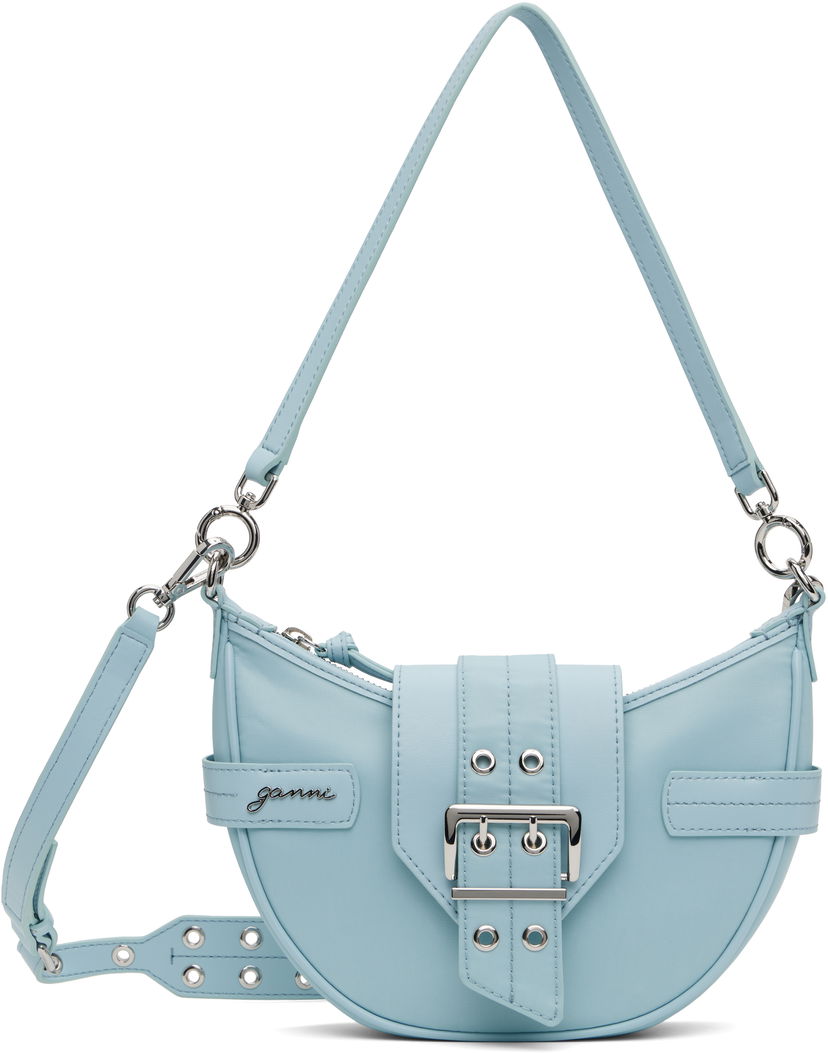 Сумка GANNI GANNI Bucky Small Crossbody Bag Синій | A6463