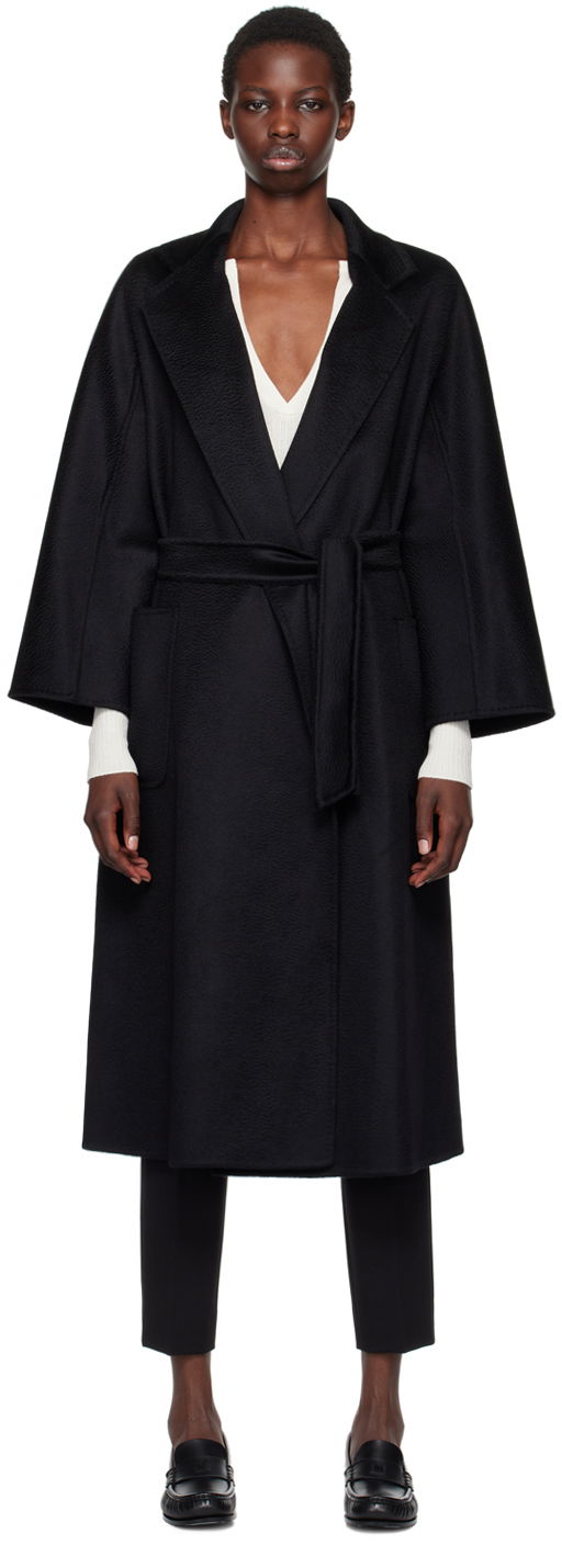 Пальто Max Mara Ludmilla Icon Wrap Coat чорний | 2421016051