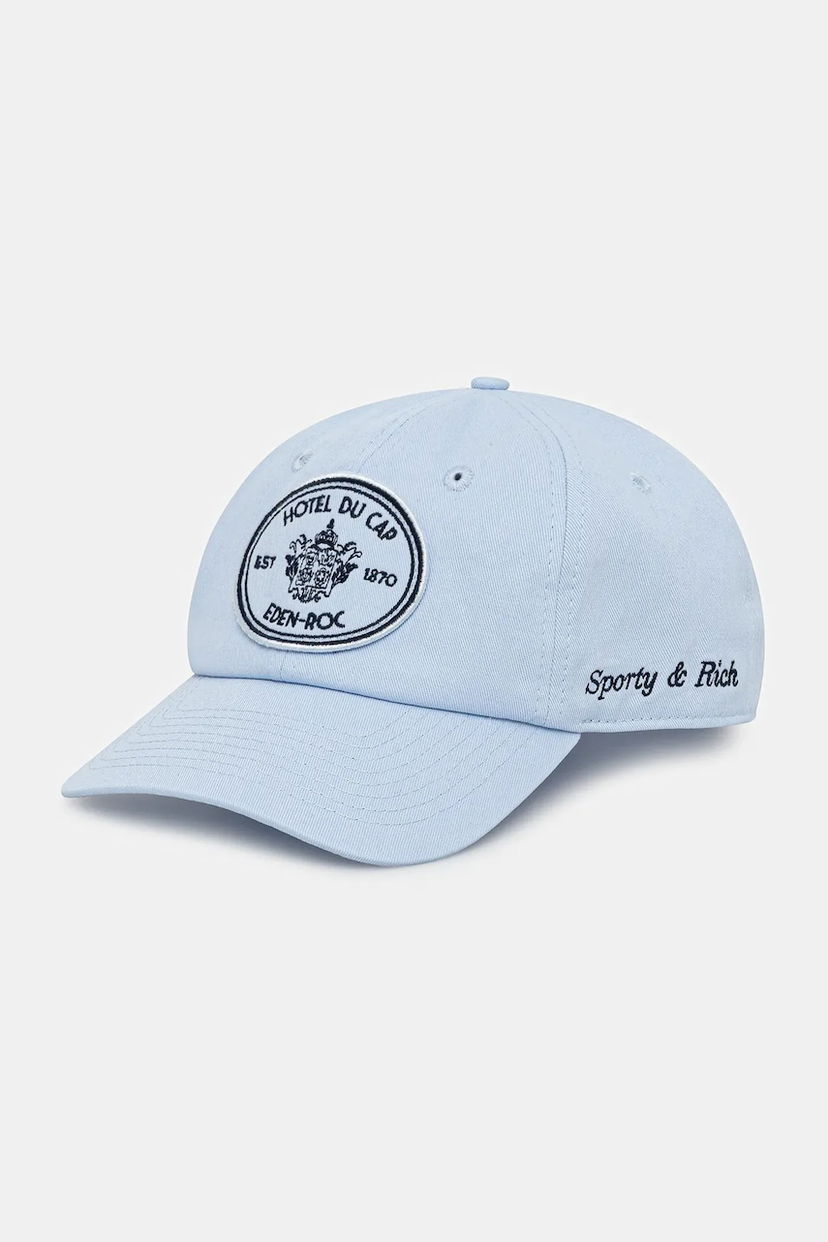 Кепка Sporty & Rich Hotel du Cap Eden-Roc Baseball Cap Синій | AC04060621BL90