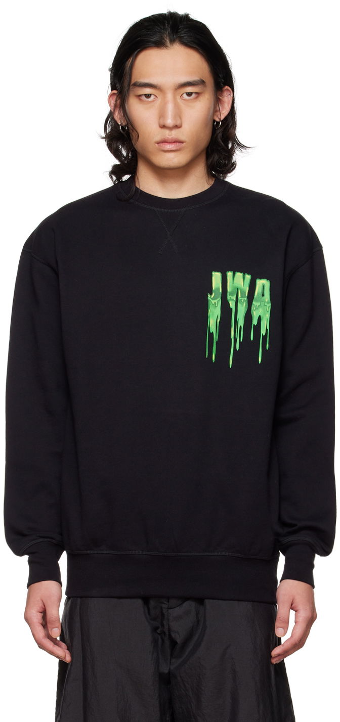Футболка JW Anderson Black Slime Sweatshirt чорний | JW0040-PG0408