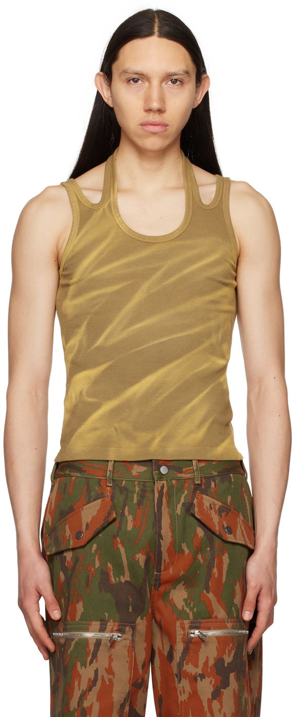 Безрукавка Dion Lee Interlink Tank Top бежевий | C3318S23