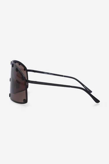 Сонцезахисні окуляри Rick Owens Shielding чорний | RG0000001, 3