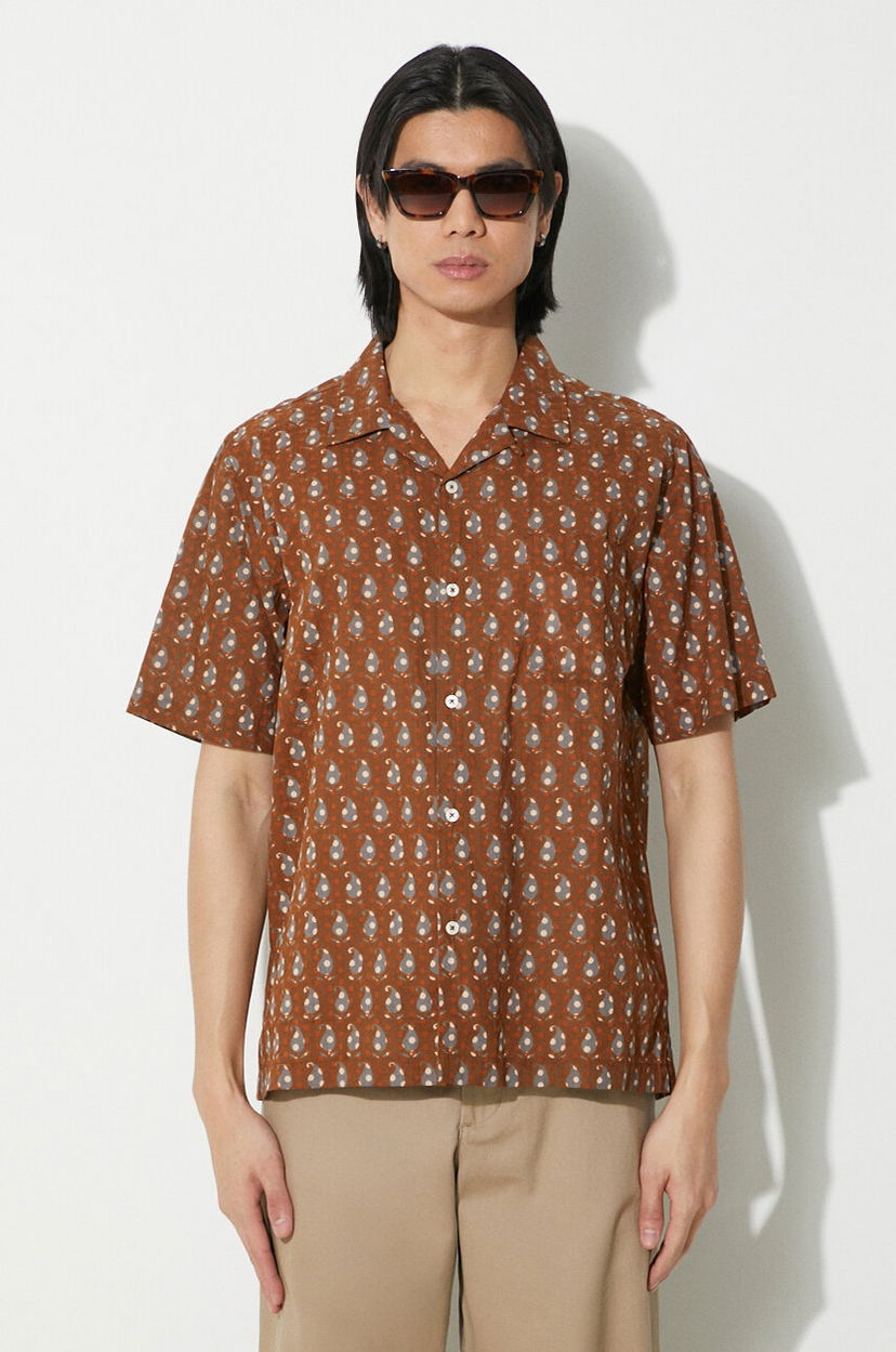 Сорочка Universal Works Universal Works Road Shirt, Regular Fit Коричневий | 30179.BROWN