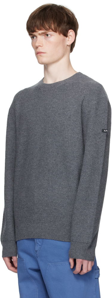Cветр A.P.C. A.P.C. Thomas Knit Sweater Сірий | WVBCZ-H23434, 3