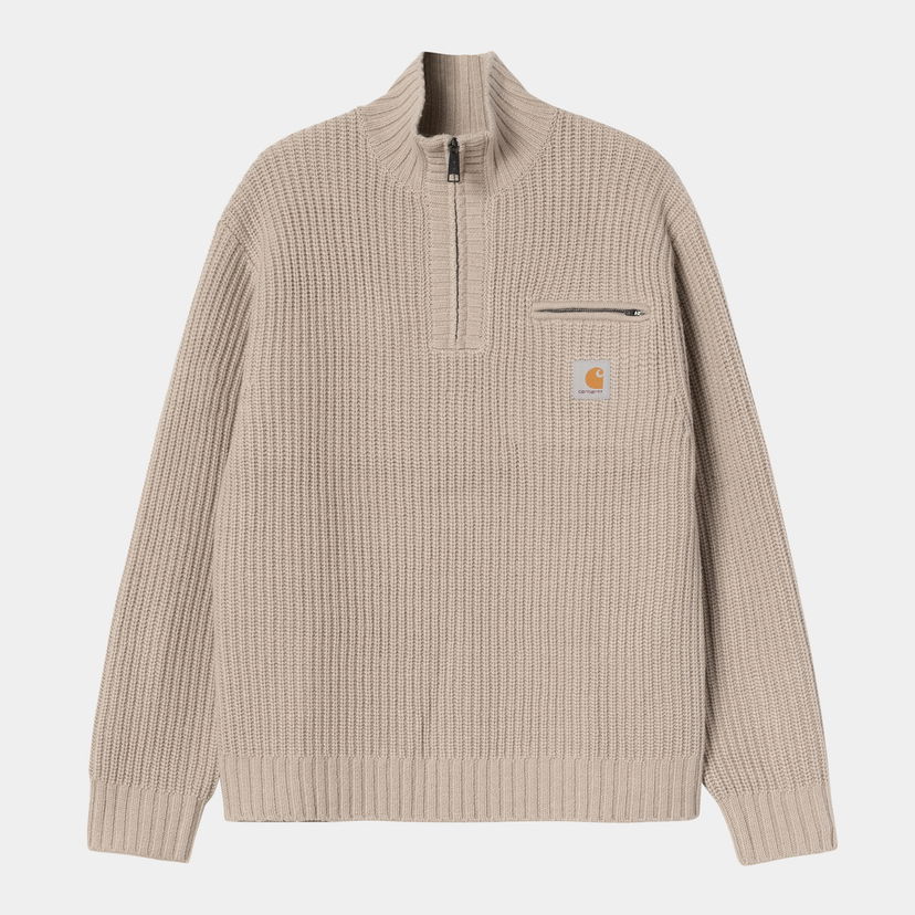 Cветр Carhartt WIP Carhartt WIP Detroit Half Zip Sweater бежевий | I035398_8