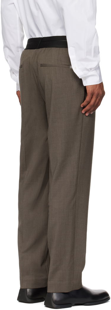 Штани Helmut Lang Helmut Lang Tapered Pull-On Trousers Коричневий | P01HM203, 2