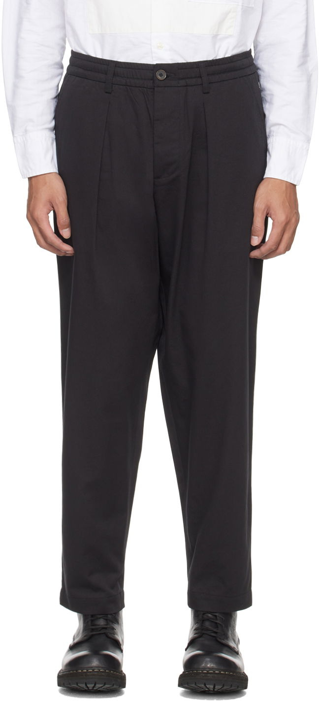 Штани Universal Works Universal Works Pleated Trousers чорний | 00134