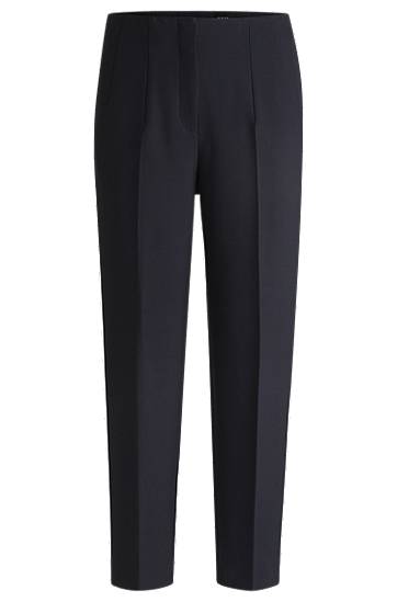 Штани BOSS Relaxed Fit Stretch Trousers темно-синій | 50511953