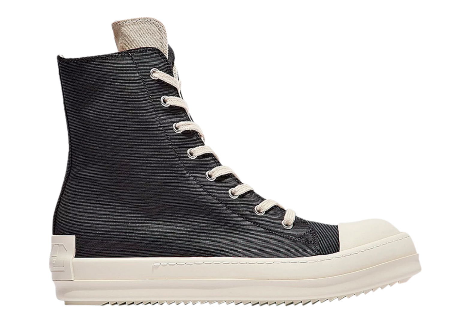 Кросівки та взуття Rick Owens Drkshdw Gethsemane Canvas High Black Milk чорний | DU02A3800 FCEH2 911, 0