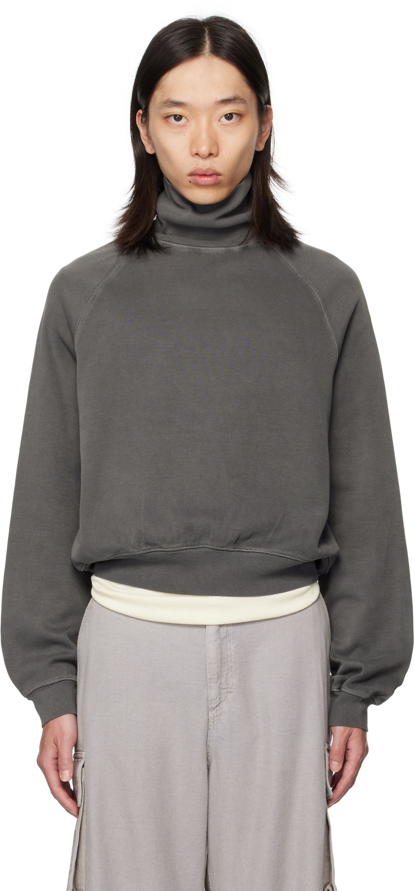 Cветр OUR LEGACY Scholar Rollneck Turtleneck Сірий | M4256SW