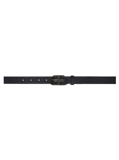 Ремені Balenciaga Thin BB Belt чорний | 581690 1CH0J