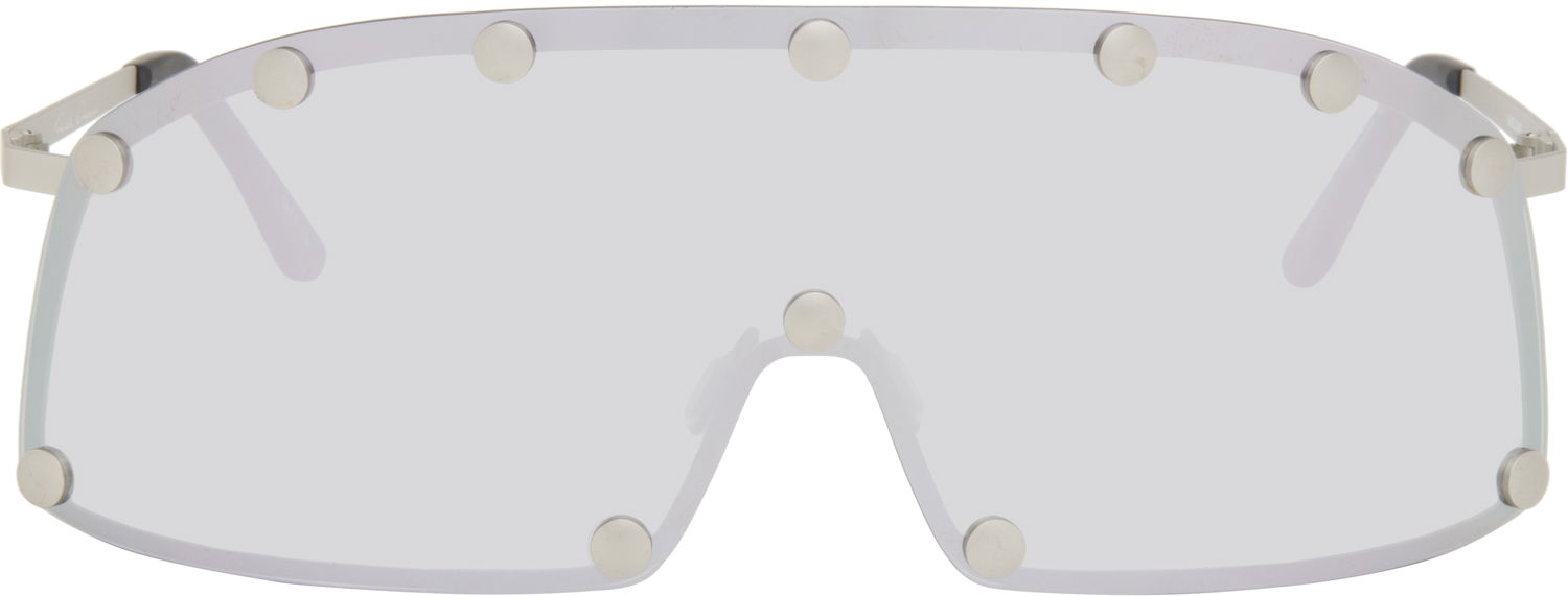 Сонцезахисні окуляри Rick Owens Rick Owens Hollywood Shielding Sunglasses Металік | RG0000001 GSILV, 0