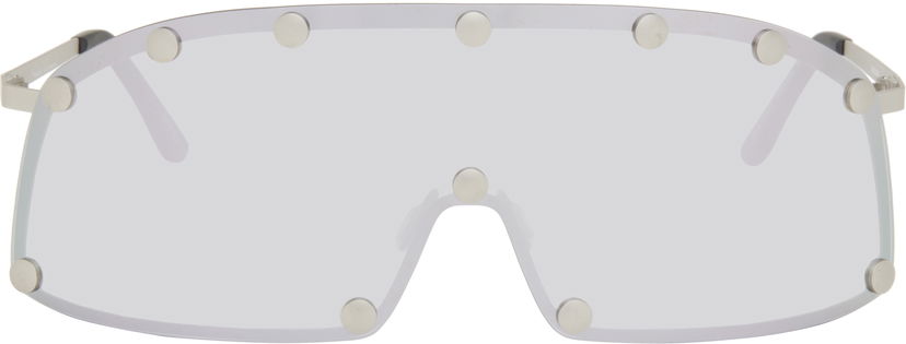 Сонцезахисні окуляри Rick Owens Rick Owens Hollywood Shielding Sunglasses Металік | RG0000001 GSILV