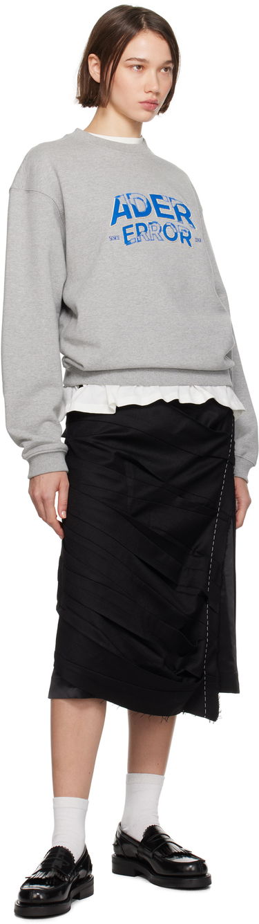 Світшоти ADER ERROR Graphic Print Crewneck Sweatshirt Сірий | BN25FYSW0101GR, 3